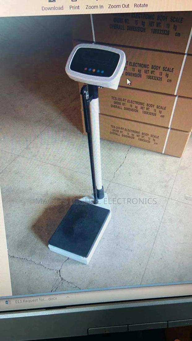 Digital Height and Weight Scale - main view