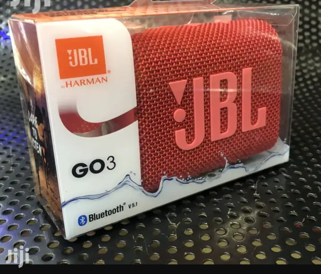 JBL Go3 Bluetooth Speaker.