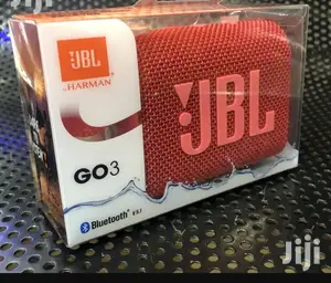 JBL Go3 Bluetooth Speaker.