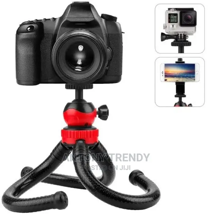 Gorilla Tripod Flexible Tripod Stand for Mobile With Holder