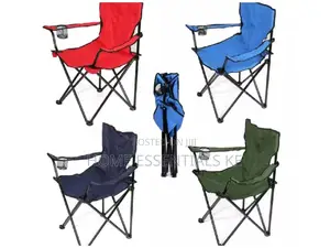 Camping Chairs Available in Red and Blue Only