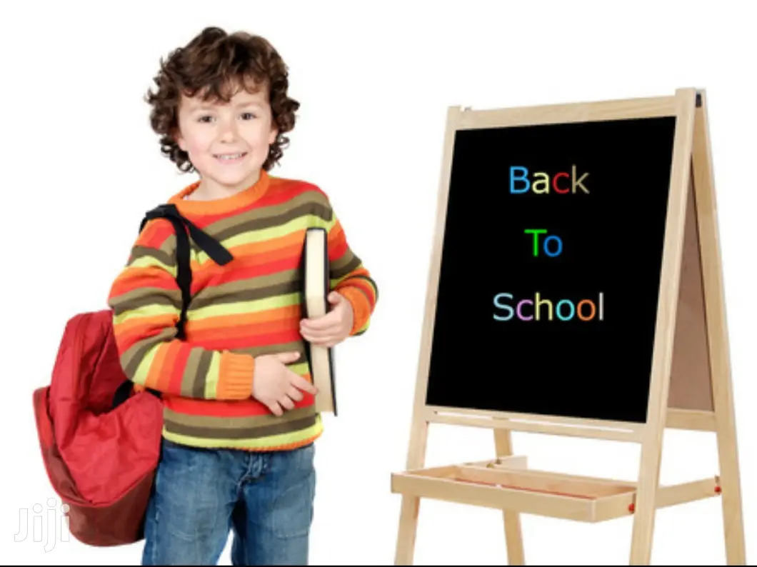 Wooden Black Board With Stand.