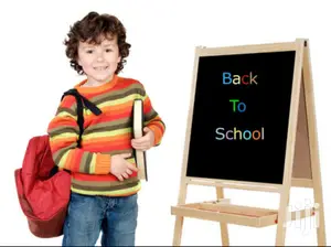 Wooden Black Board With Stand.