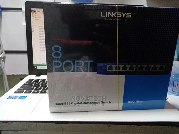 Linksys 8 Port Business Desktop Gigabit Switch - thumbnail 3