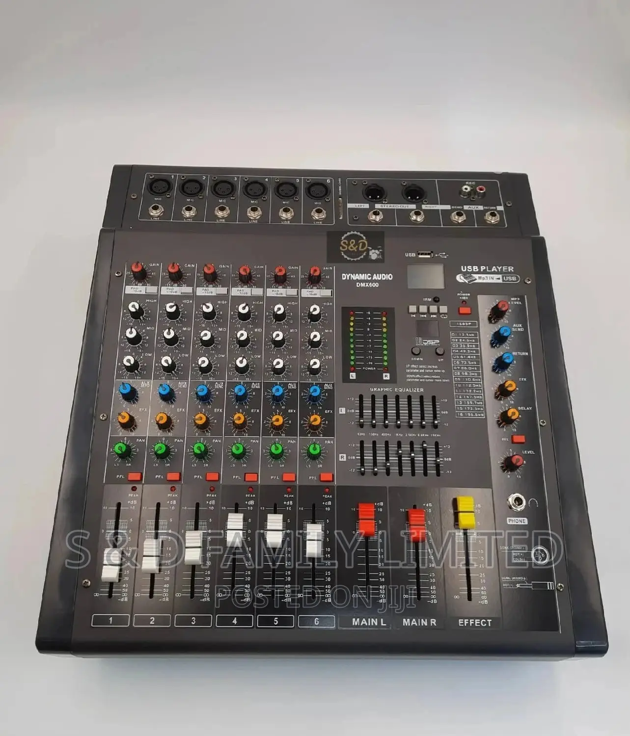 Dynamic Audio 6 Channels Powered Mixer