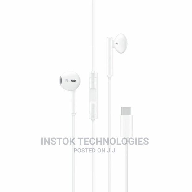Huawei Cm33 USB Type C Handsfree Earphones With Remote and M