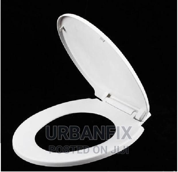 Generic Heavy-Duty Toilet Seat- White - main view