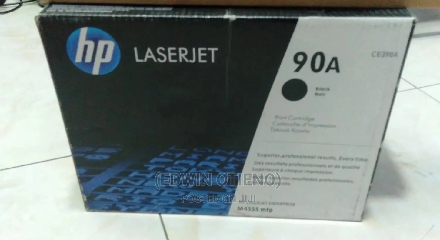 HP 90A (CE390A) Toner Cartridge, Black