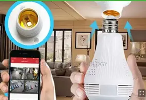 360 Degree Wifi Smart Panoramic Bulb Camera B13-L-V2