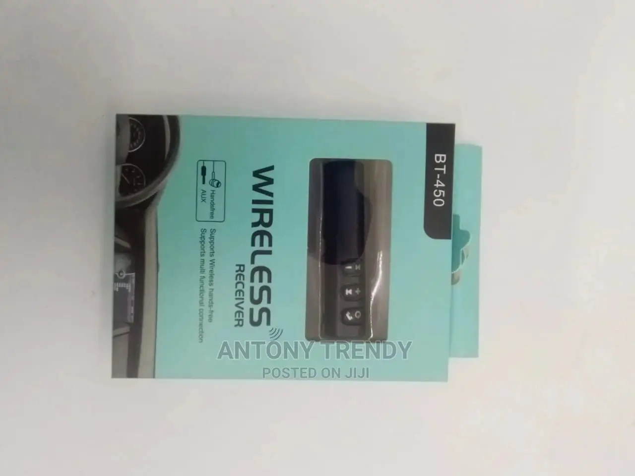 Wireless Car Bluetooth Receiver Adapter 3.5MM AUX Audio