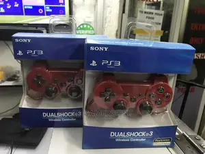 PS3 Red Game Controllers