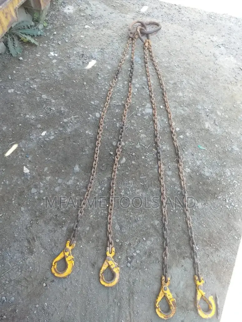 Lifting Chain Container 4-6 Ton 4 Legs Strong Has a Shortener Ex-Uk