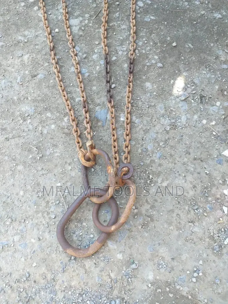 Lifting Chain Container 4-6 Ton 4 Legs Strong Has a Shortener Ex-Uk