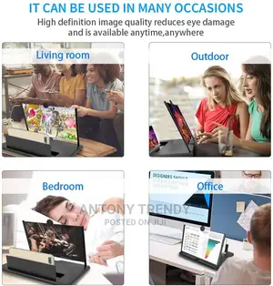 3d Hd Mobile Phone Screen Magnifier Amplifier