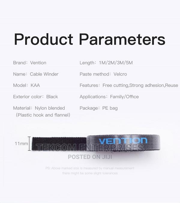 Vention Cable Tie 5M Black