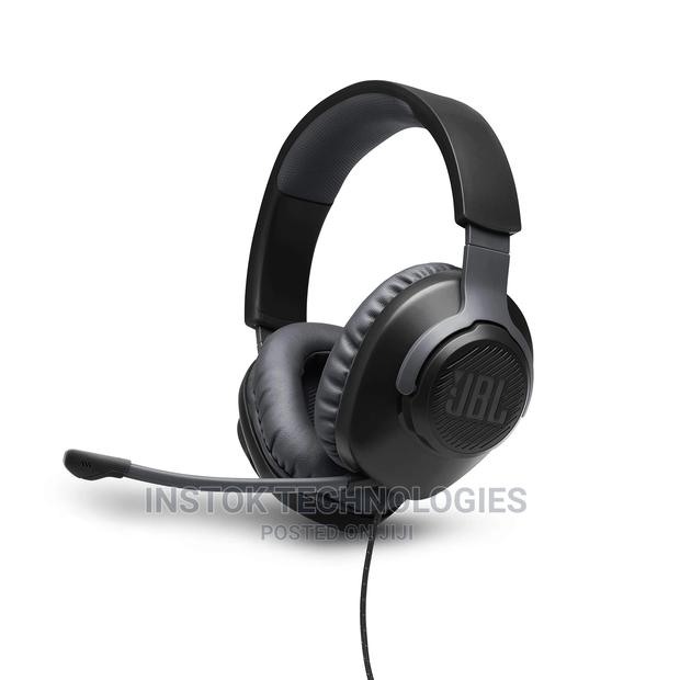 Jbl Quantum 100 - Wired Over-Ear Gaming Headphones - Black - main view