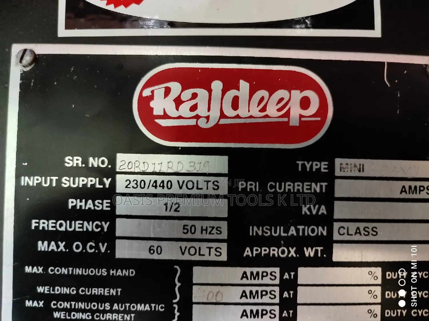 Welding Machines 400 Amps