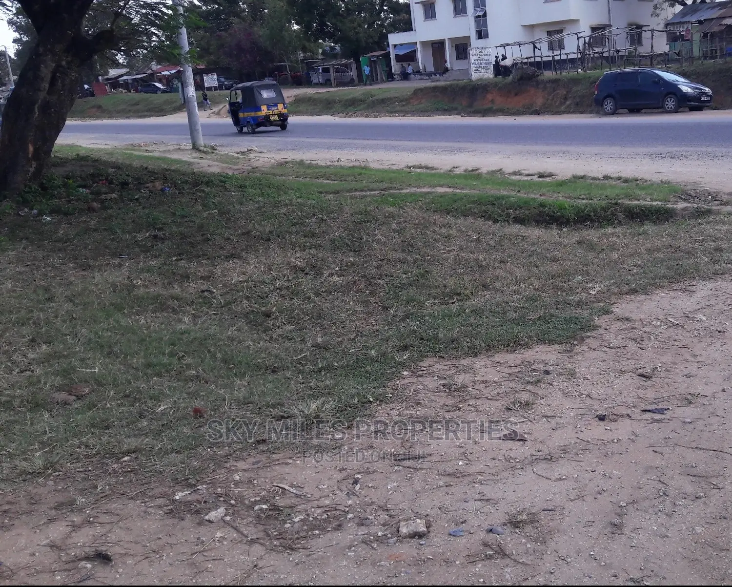 One Acre Ukunda Touching the Highway on Sale