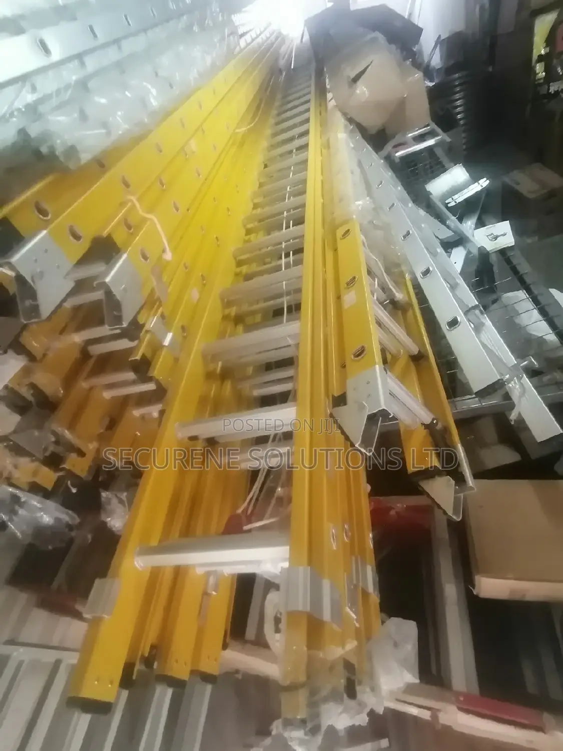 32ft/10meters Fibre Glass Double Extension Ladder