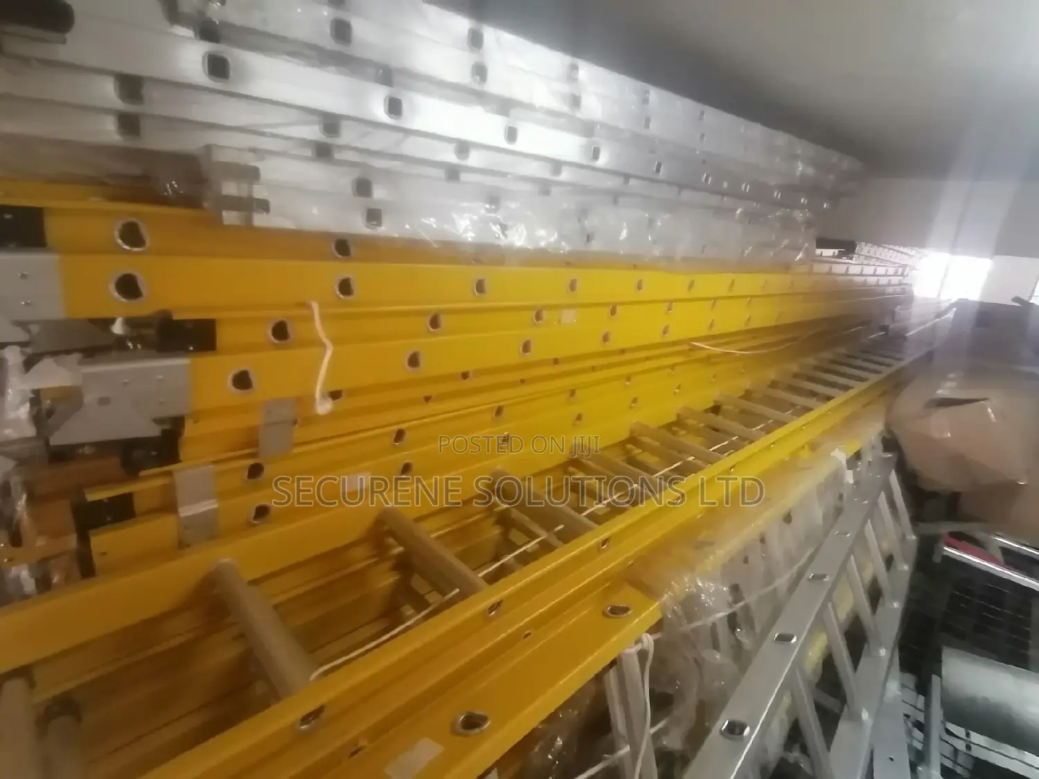 32ft/10meters Fibre Glass Double Extension Ladder