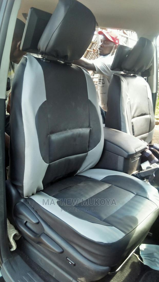 Black and Silver Car Seat Covers - main view