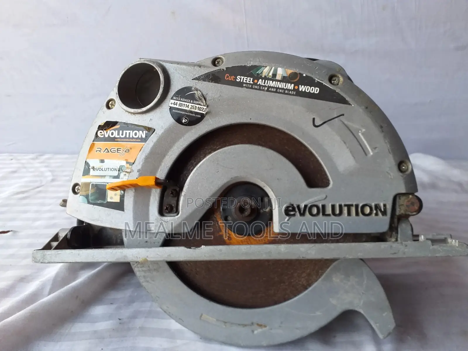 Circular Saw - Evolution 240v, 1200W Circular Saw - Ex-uk