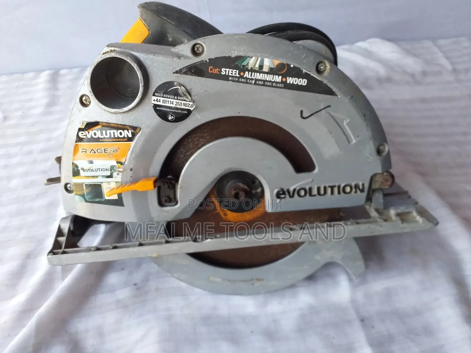Circular Saw - Evolution 240v, 1200W Circular Saw - Ex-uk