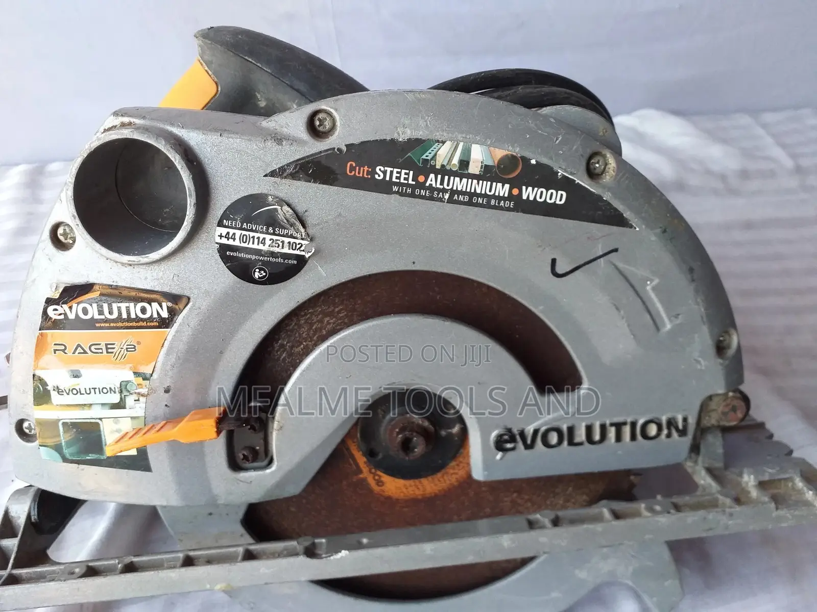 Circular Saw - Evolution 240v, 1200W Circular Saw - Ex-uk