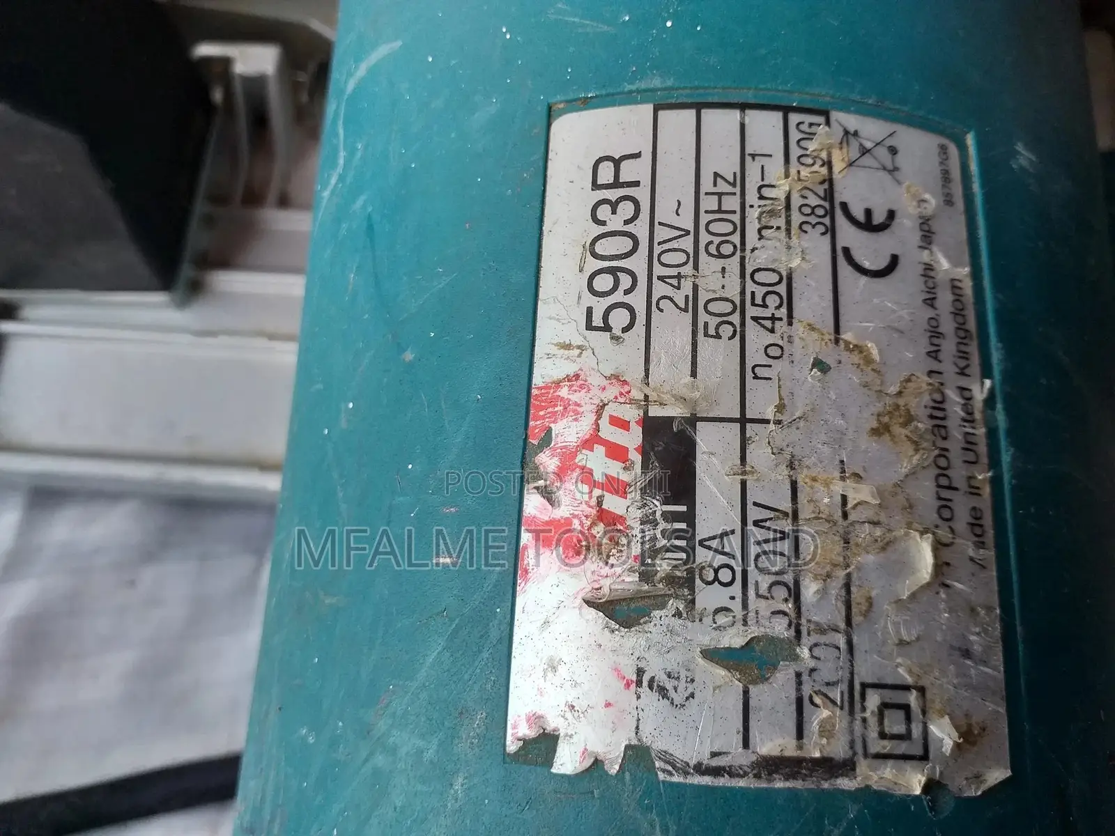 Circular Saw - Genuine Makita 9" 240v, 1350W Saw - Ex-Uk
