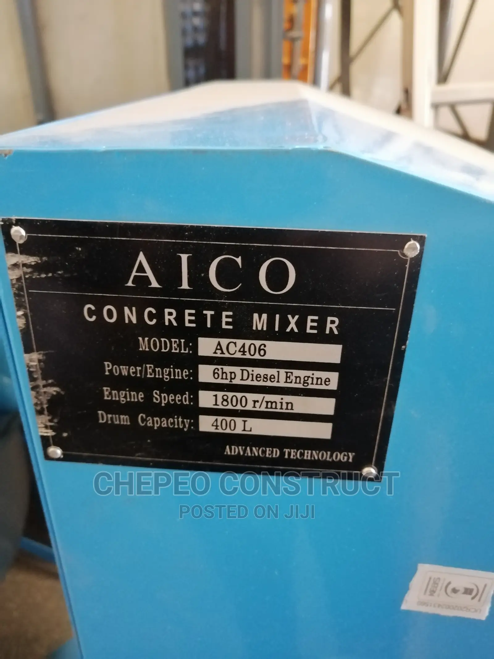 Concrete Mixer High Quality 500L