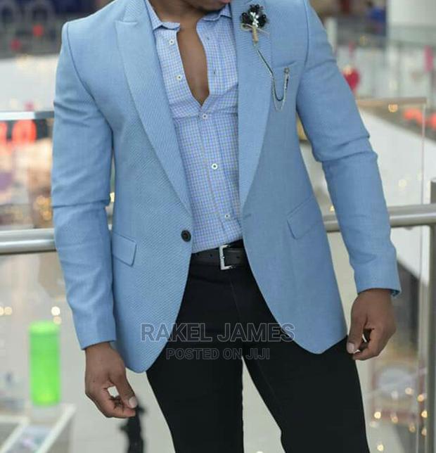 Maroon Slim Fitting Blazer - thumbnail 2