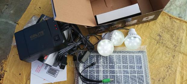 Portable Solar Panels With Bulbs - main view