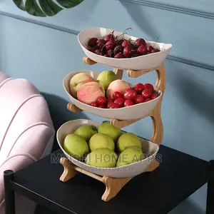 3 Tier Wooden Fruit Rack