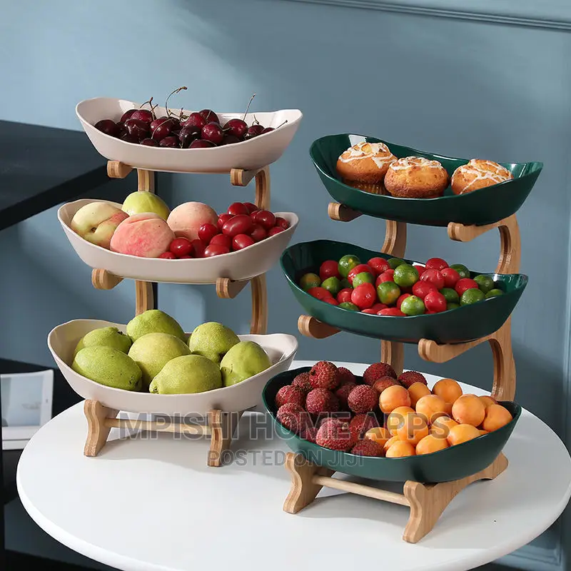 3 Tier Wooden Fruit Rack