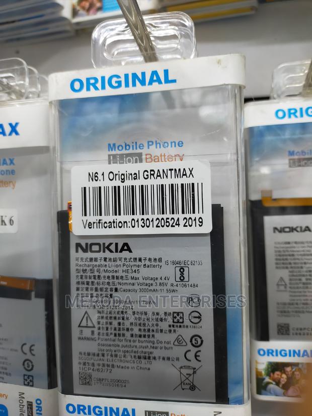 Nokia 6.1 Inbuilt Battery - thumbnail 2