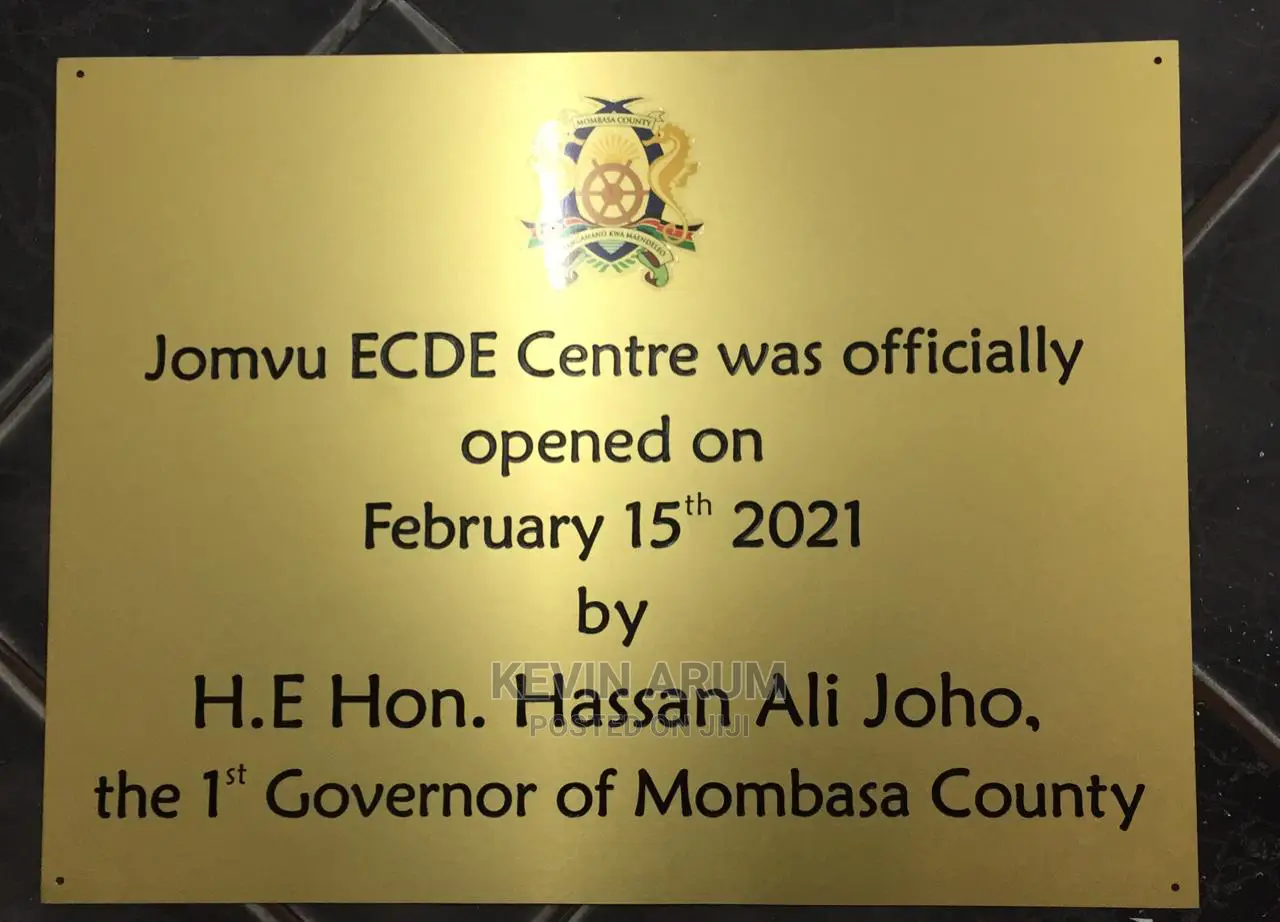 Plaque and Signages