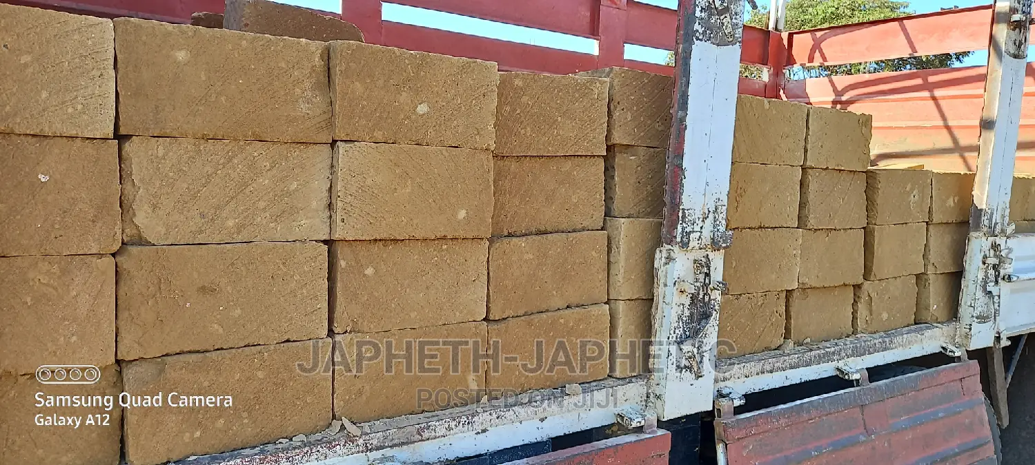 Brown Yellow Stones(Machine Cut)