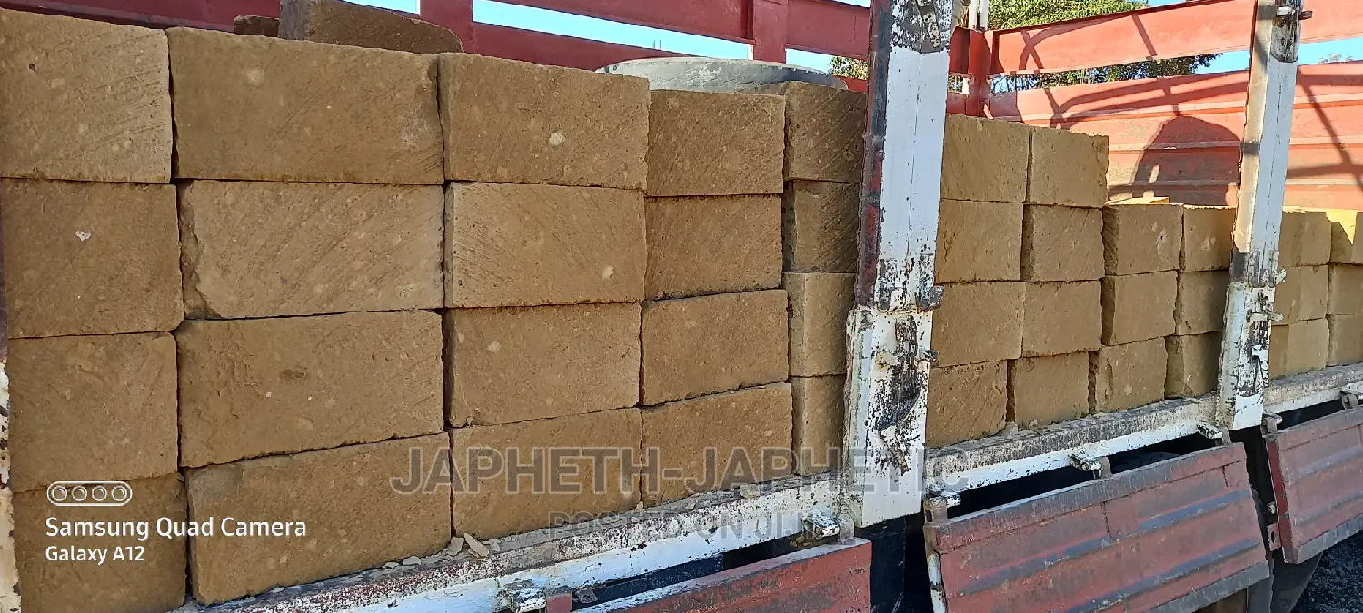 Yellow~Brown Stones{Machine Cut)