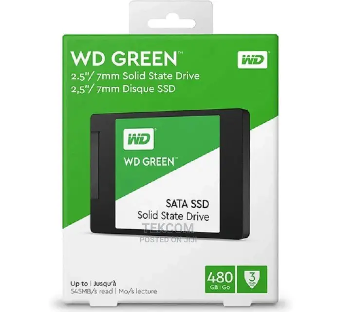 WD Green 2.5" Sata Internal Ssd 480gb SSD