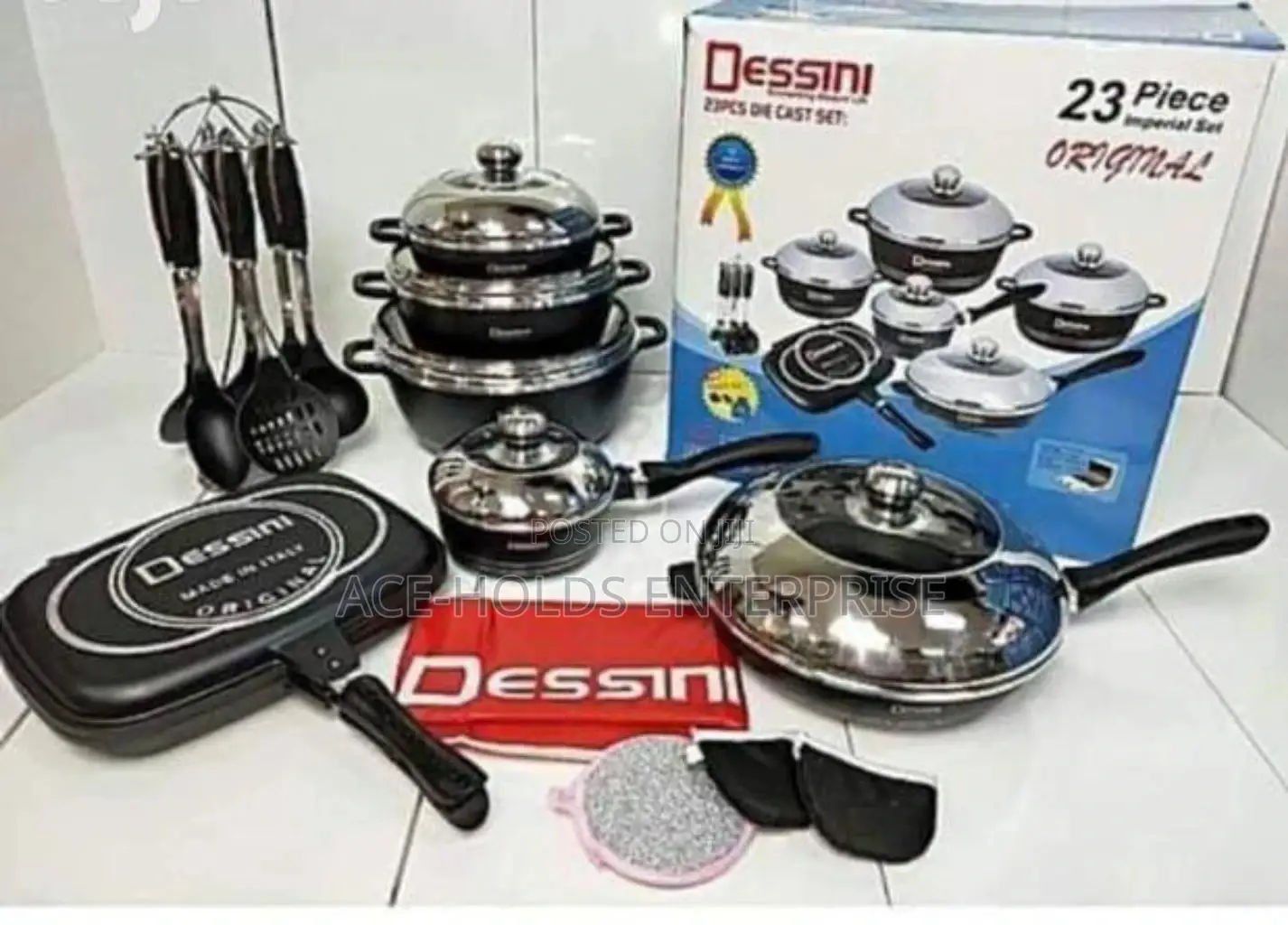 Original Dessini 23 Pieces Non Stick Cookware