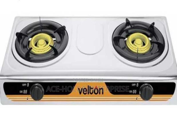 Stainless Steel 2 Double Burner Cooker.
