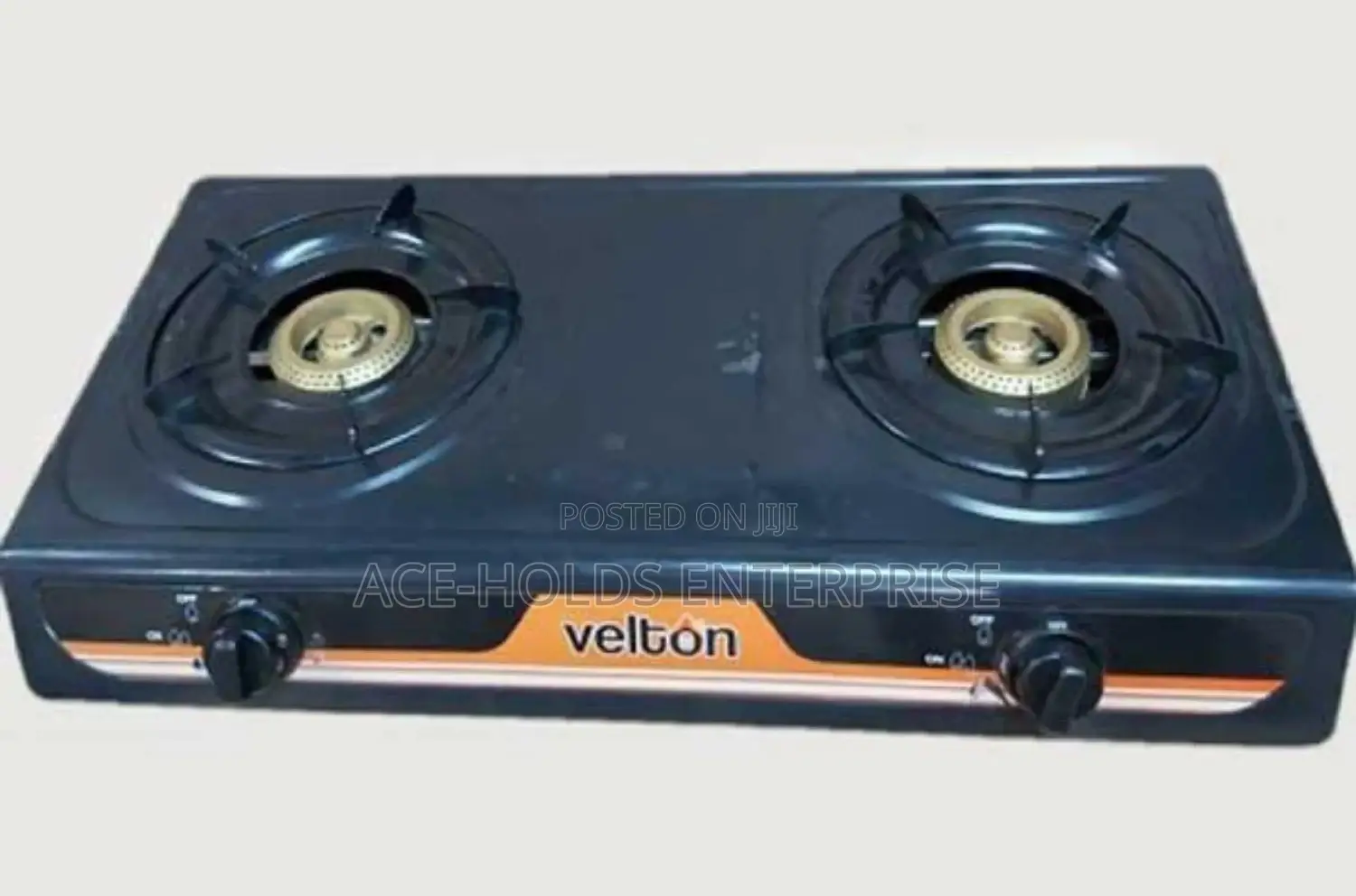 Heavy Duty Black Velton Double Burner Cooker.