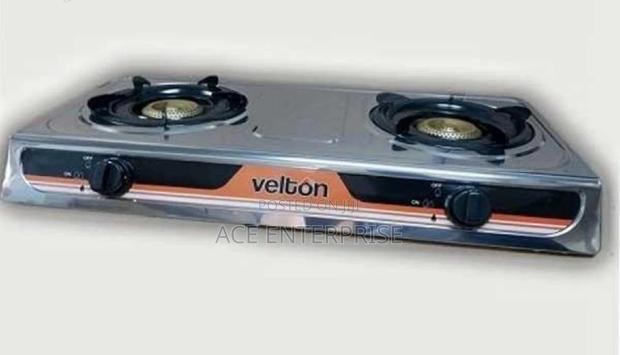 Brand New Commercial Stainless Steel Double Burner. - main view