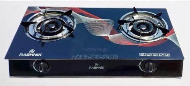 Glass Top Rashnik Double Burner Cooker - main view