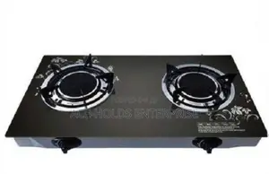 Heavy Duty Glass Top Ailyons Double Burner Cooker.