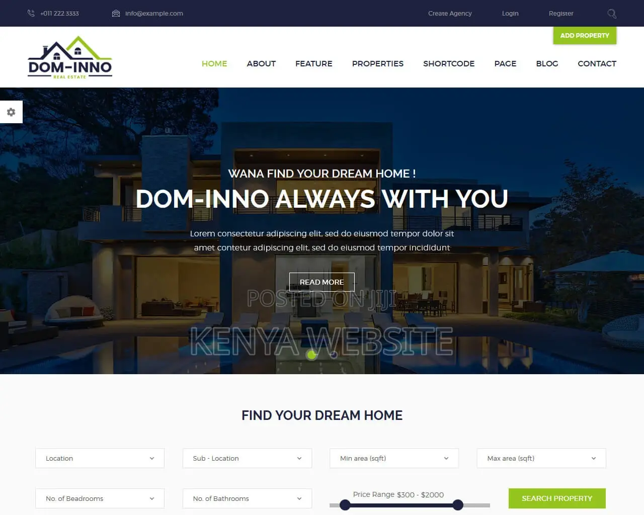 Real Estate Web Design | Property Realtor Website Design