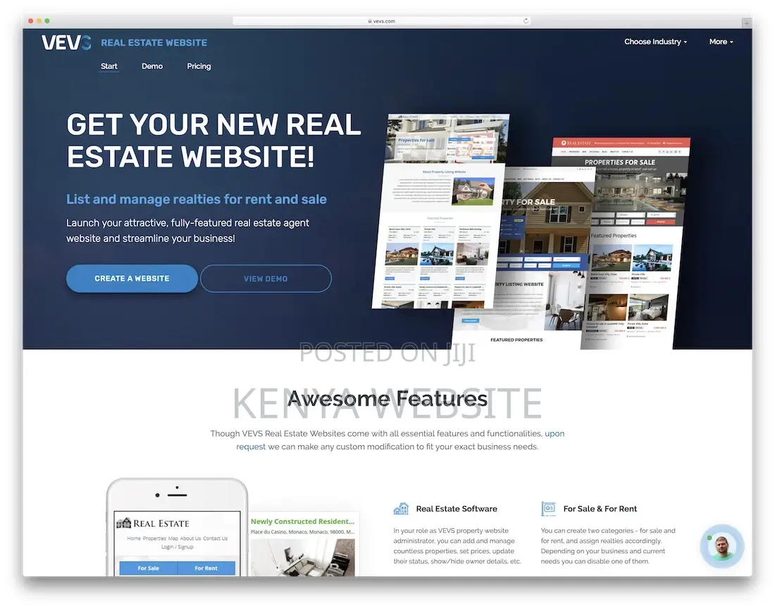 Real Estate Web Design | Property Realtor Website Design