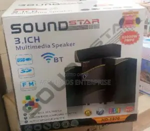 60000w Sound Star 1970 Woofer 3.1 Ch Multimedia Speakers.