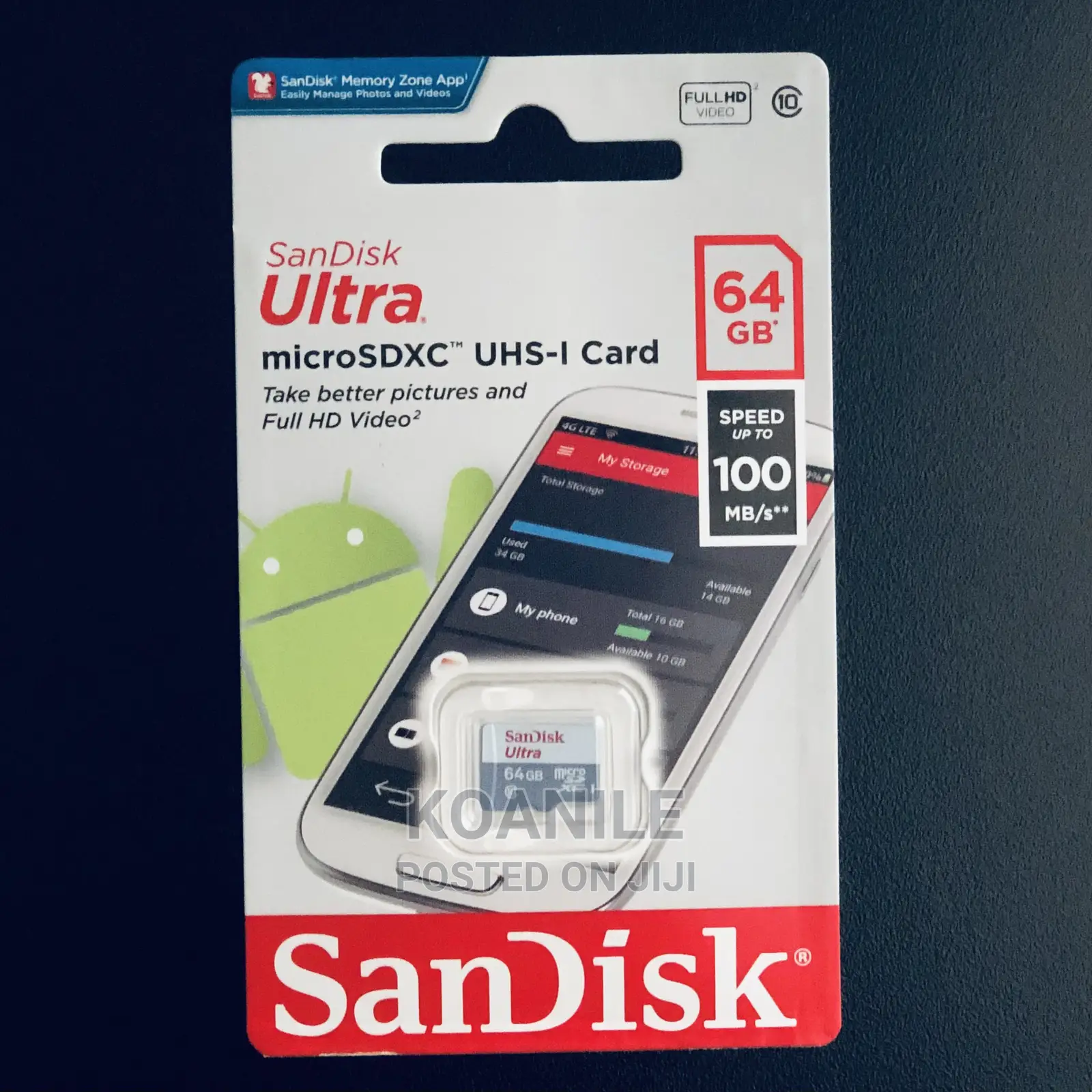 Sandisk 64 Gb Ultra High Speed Memory Card