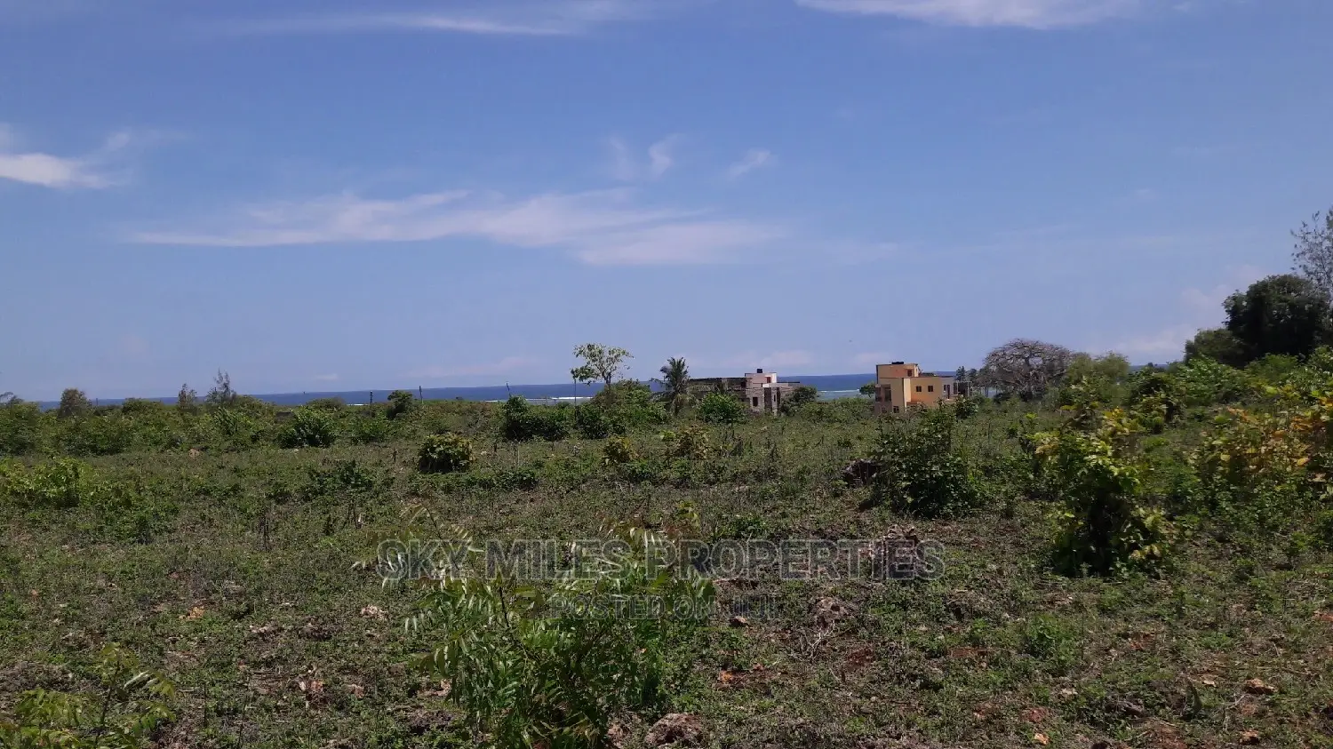 Beach Second Row 5 Acres on Sale Kikambala